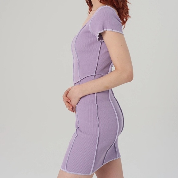 💜 {PRICE FIRM} Milk It Ribbed Cotton Mino Dress - Picture 3 of 8